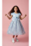 Girl's Blue Special Occasion Dress - 2