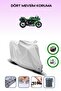 Gray Tail Bag and Lock Compatible Kawasaki Ninja H2 Sx Compatible Motorcycle Tarpaulin