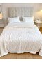 Flannel Simple Double Layer Quilted Quilt, Winter Bed Sheet Quilt, Composite Leisure Bl - 4