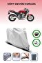 Gray Tail Bag and Lock Compatible Honda Cb 900 Hornet Compatible Motorcycle Tarpaulin