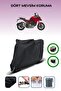 Black Rear Bag and Lock Compatible Ducati Multistrada 1260 S Compatible Motorcycle Tarpaulin