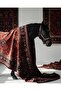 Authentic Patterned Wall Poster Tear-Resistant Vinyl Canvas (Unframed) Horse Motif
