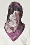 Silk Scarf Nostalgia - 8534-34 Plum Twill - 4