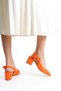 Women's shoes comfortable and fashionable daily wearable side rubberized bow 5 cm heel - 3