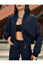 Women's 3-Ply Sharded Bomber Jacket Tracksuit Set - 3