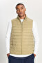 Green Inflatable Windproof Warm Fiber Ultra-Light Vest with Portable Bag - 5