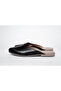 Aura Metallic Mules Black - 4