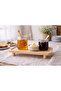 Wooden Presentation Tray with Legs – Bamboo Serving Tray, Breakfast & Tabletop Presentation Plate - 4