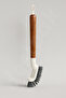2 Pcs Acacia Handle Brush Set - Detail Set - Both Decorative and Practical - Sink and Detail Brush - 3