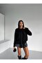 Soft Women's Knit Sweater with Scarf Detail - 6
