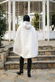Milena Herringbone Cashmere Poncho – 2012 - 5