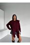 Soft Women's Knit Sweater with Scarf Detail