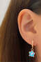 Ghost Turquoise Earrings - 925 Sterling Silver - 6