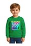 Unisex Smile Printed Children's Swaetshirt 3 Thread Raised - 2