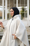 Milena Herringbone Cashmere Poncho – 2012 - 4
