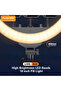 Live-R45 45cm LED Ring Light | 360° Rotating | 3 Color Modes | Remote Control - 4