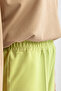 8286 - Wide Leg Elastic Waist 2 Thread Knitted Comfortable Loose Women's Trousers - 4