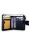Women's Black Wallet with 7 Card Holders, High Quality Soft Leather, Small Size - 4