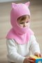 Cat Ear Winter Balaclava Knitwear Neck Collar Baby Kids Hat Beanie Face Mask
