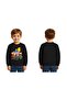 Unisex Roblox Printed Children's Swaetshirt Printed Hooded 3 Thread Raised