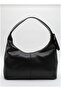 Ezzybliss Women's Black Leather Fabric New Season Medium Size Wallet Handbag Shoulder Bag