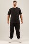 Sober Wz 5 7 Men's (Large Size) Sweatpants Black - 5
