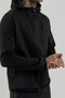 Stronger High Rsi 5 7 Full Length Zippered Men's Hooded Sweatshirt Black - 3