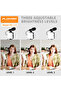PK-771 Vlogging Kit | All-in-One Video Making Set | LED Light + Microphone + Tripod + Remote - 4
