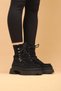 Seria Black Colored Zippered Suede Women's Boots - 2