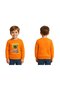 Unisex Teddy Bear Bear Printed Children's Swaetshirt 3 Thread Raised