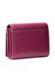 Women's Leather Red Wallet with Card and Cash Compartments, Zipper and Snap Closure Lv04F1047G-Z1K - 2