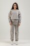 Border Fz.7 Crew Neck Women's Sweatshirt Gray - 6