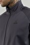 Power 22 Cr Line Full Length Zippered Men's Mock Neck Sweatshirt Smoked - 4