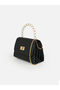 Mera Pearl Handle Chain Strap Lock Cover Women's Hand and Shoulder Bag - 3