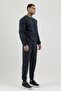 Clubby Ir Zone Crew Neck Men's Sweatshirt Navy Blue - 6
