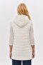 Hooded fur kangaroo pocket long vest - 5