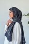 Stella Organic Cotton Shawl Indigo - 3