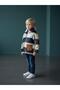 Boy's Plush Plaid Patterned Hooded Coat - 4