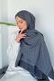 Linda Organic Cotton Shawl Indigo - 2