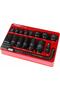 1/2" impact socket set 16 pieces, - 11
