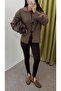 3 Button Coffee Cardigan - 3