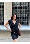 Angora Vest with Button Detail