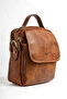 Genuine Leather Shoulder Messenger Bag - 2