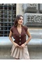 Angora Vest with Button Detail - 2