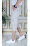 MEN'S BERMUDA SHORTS LONG CAPRY CARGO POCKET CARGO POCKET BERMUDA LONG CAPRY KNEE BOTTOM - 2