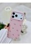 iPhone 17 Promax Compatible Printed Pink Bow Design Protective Flexible Silicone Case - 6