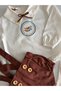 Handmade 100% Cotton Baby Boy Cute Airplane Embroidery Suit - Long Sleeve - Romper Shorts