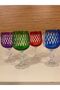 Bohemia Crystal Coffee Glass, Set of 4, Colorful - 6