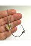 Crystal Stone Steel Chain Heart Love Gift Lover Necklace