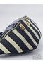Harvey Miller Black-White Linen & Patent Leather Large Unisex Waist Bag - 4